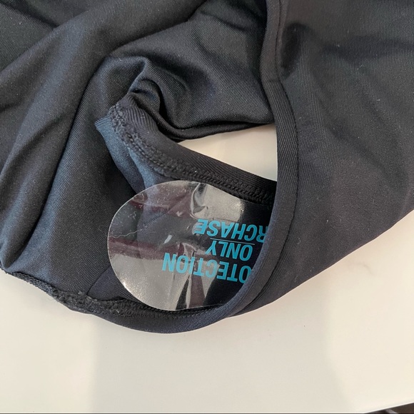 Seafolly Black Deep V Maillot One Piece Swimsuit NWT $149 - Picture 5 of 6